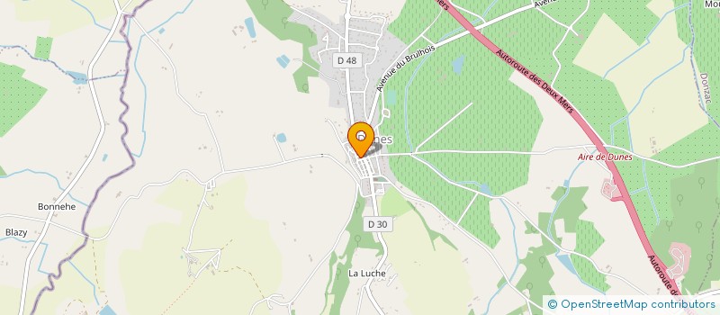 localisation de l'entreprise CENTRE COMMUNAL D'ACTION SOCIALE  DUNES