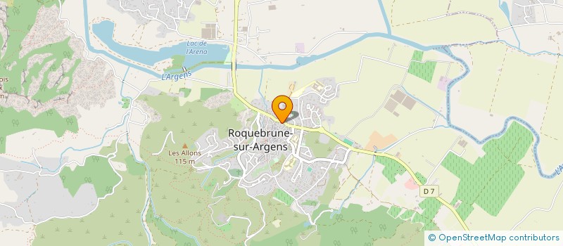 localisation de l'entreprise CENTRE COMMUNAL D'ACTION SOCIALE à ROQUEBRUNE-SUR-ARGENS