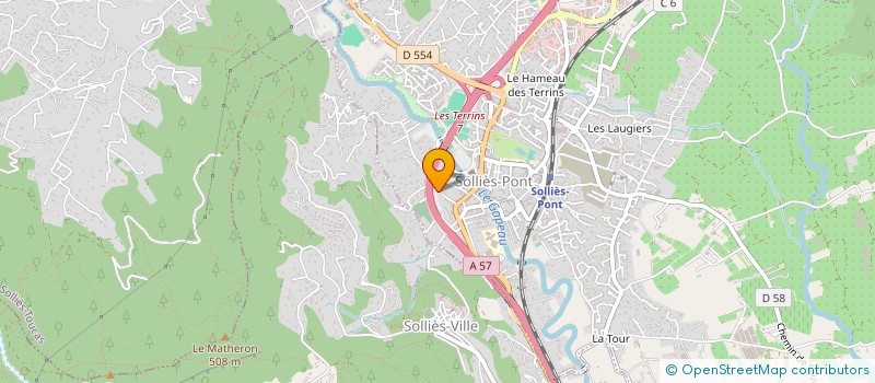 localisation de l'entreprise CENTRE COMMUNAL D ACTION SOCIALE  BELGENTIER