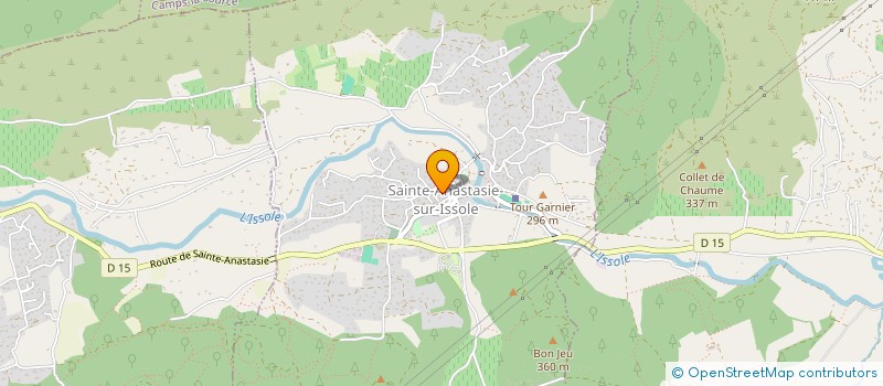 localisation de l'entreprise CENTRE COMMUNAL D'ACTION SOCIALE  FORCALQUEIRET