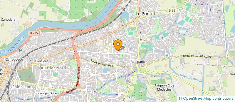 localisation de l'entreprise CENTRE COMMUNAL D ACTION SOCIALE  LE PONTET