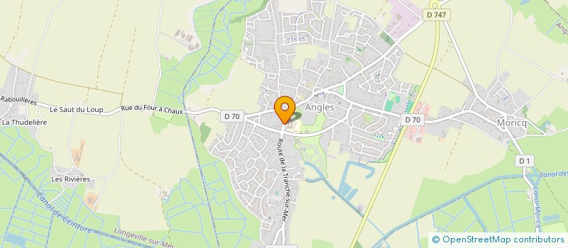 localisation de l'entreprise CENTRE COMMUNAL D'ACTION SOCIALE  ANGLES