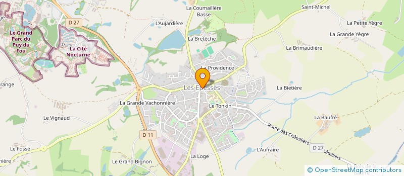 localisation de l'entreprise CENTRE COMMUNAL D'ACTION SOCIALE à LES EPESSES