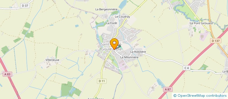 localisation de l'entreprise CENTRE COMMUNAL D'ACTION SOCIALE à SAINT ANDRE GOULE D'OIE