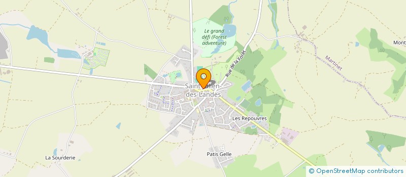 localisation de l'entreprise CENTRE COMMUNAL D'ACTION SOCIALE à SAINT-JULIEN-DES-LANDES