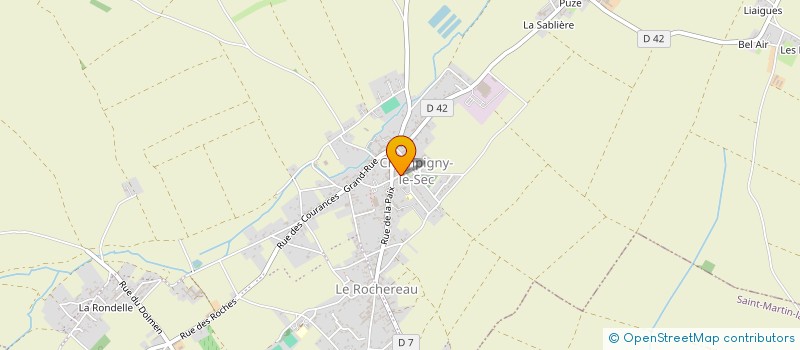 localisation de l'entreprise CENTRE COMMUNAL D'ACTION SOCIALE à CHERVES