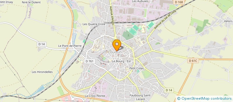 localisation de l'entreprise CENTRE COMMUNAL D ACTION SOCIALE à LOUDUN