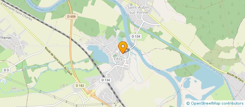 localisation de l'entreprise CENTRE COMMUNAL D'ACTION SOCIALE  CEZY