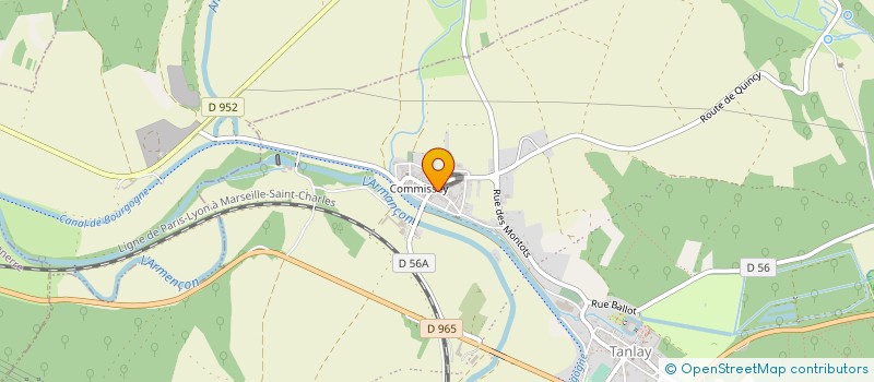 localisation de l'entreprise CENTRE COMMUNAL D'ACTION SOCIALE  MELISEY