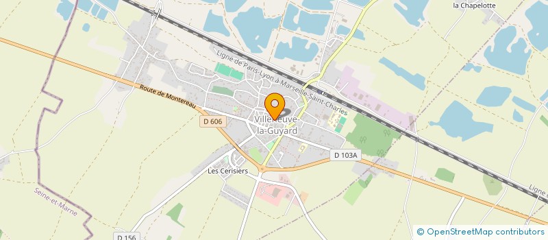 localisation de l'entreprise CENTRE COMMUNAL D ACTION SOCIALE à VILLENEUVE-LA-GUYARD