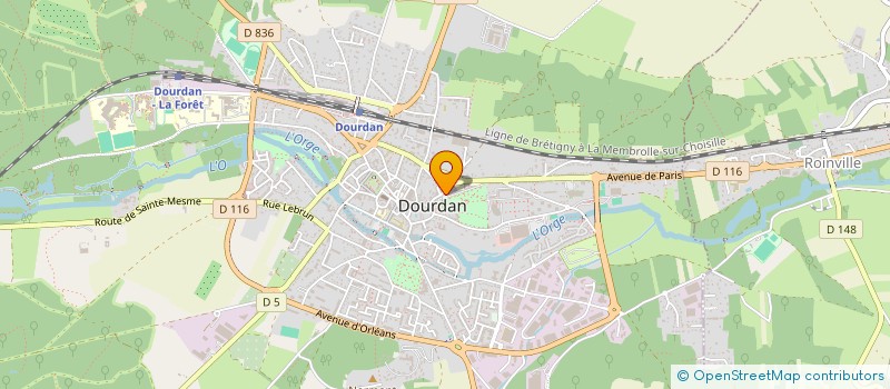 localisation de l'entreprise CENTRE COMMUNAL D'ACTION SOCIALE à DOURDAN