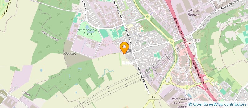 localisation de l'entreprise CENTRE COMMUNAL D'ACTION SOCIALE  LISSES