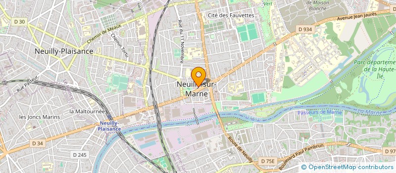 localisation de l'entreprise CENTRE COMMUNAL D'ACTION SOCIALE à NEUILLY-SUR-MARNE