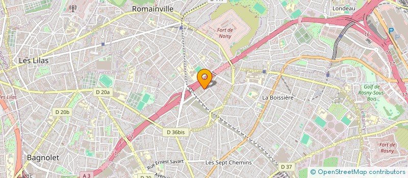 localisation de l'entreprise CENTRE COMMUNAL D'ACTION SOCIALE à ROMAINVILLE