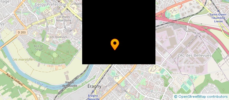 localisation de l'entreprise CENTRE COMMUNAL D'ACTION SOCIALE à ERAGNY
