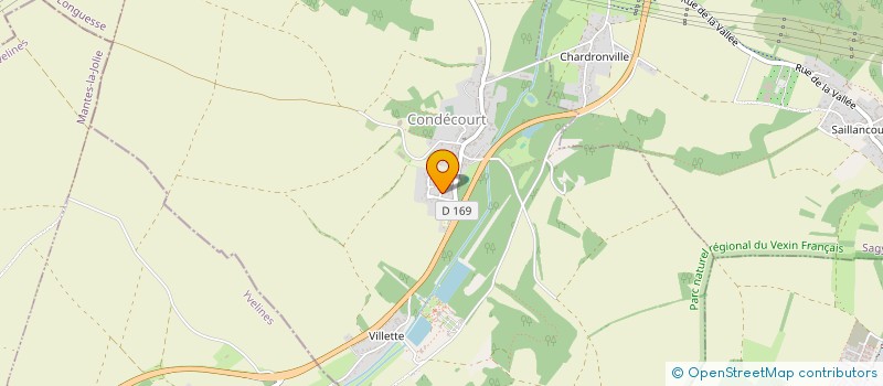 localisation de l'entreprise CENTRE COMMUNAL D'ACTION SOCIALE  VIGNY