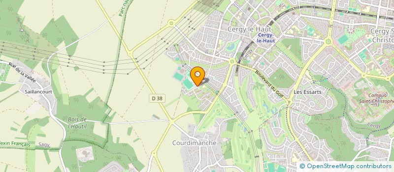 localisation de l'entreprise CENTRE COMMUNAL D'ACTION SOCIALE  COURDIMANCHE