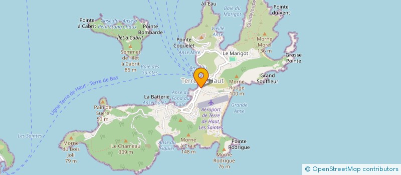 localisation de l'entreprise CENTRE COMMUNAL D'ACTION SOCIALE à TERRE-DE-HAUT