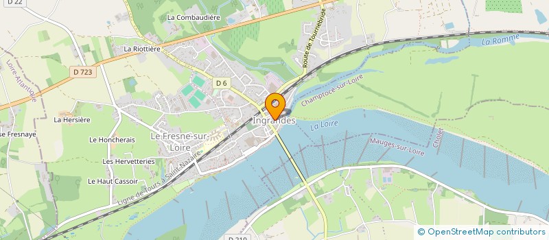 localisation de l'entreprise CENTRE COMMUNAL D'ACTION SOCIALE DE INGRANDES-LE-FRESNE-SUR-LOIRE à INGRANDES-LE-FRESNE-SUR-LOIRE