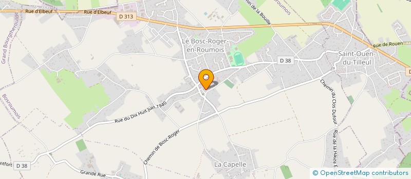 localisation de l'entreprise CENTRE COMMUNAL D'ACTION SOCIALE DE LA COMMUNE DE BOSROUMOIS à BOSROUMOIS