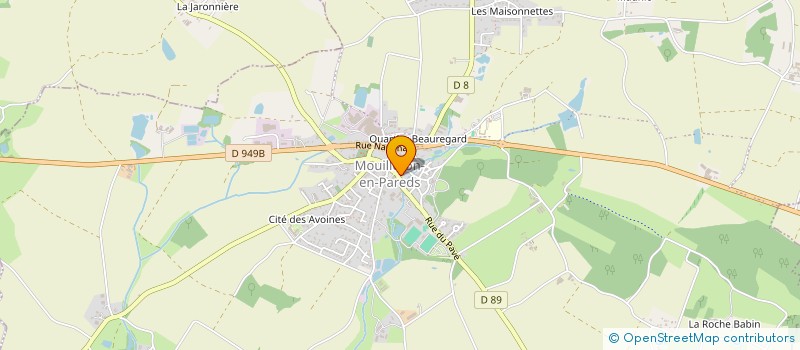 localisation de l'entreprise CENTRE COMMUNAL D'ACTION SOCIALE DE LA COMMUNE DE MOUILLERON-SAINT-GERMAIN à MOUILLERON-SAINT-GERMAIN