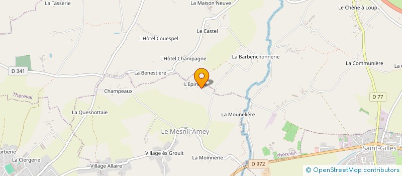 localisation de l'entreprise CENTRE COMMUNAL D'ACTION SOCIALE DE MARIGNY-LE-LOZON à MARIGNY-LE-LOZON