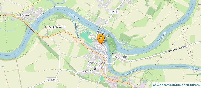 localisation de l'entreprise CENTRE COMMUNAL D'ACTION SOCIALE DE VERDUN-CIEL à VERDUN-SUR-LE-DOUBS