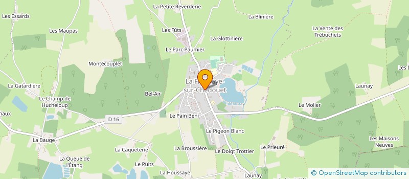 localisation de l'entreprise CENTRE COMMUNAL D'ACTION SOCIALE DE VILLENEUVE EN PERSEIGNE  VILLENEUVE-EN-PERSEIGNE