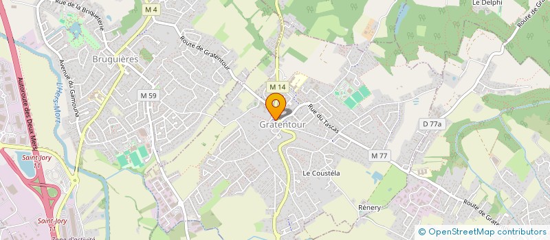 localisation de l'entreprise CENTRE COMMUNAL D'ACTION SOCIALE LESPINASSE  LESPINASSE