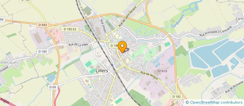 localisation de l'entreprise CENTRE COMMUNAL D ACTION SOCIALE PIERRE VILAIN à LILLERS
