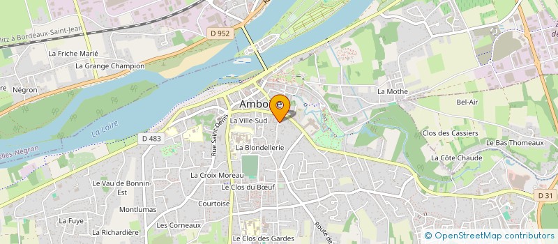 localisation de l'entreprise CENTRE COMMUNAL D'ACTION SOCILAE à AMBOISE