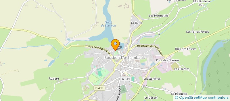 localisation de l'entreprise CENTRE COMMUNALE D'ACTION SOCIALE à SAINT-AUBIN-LE-MONIAL