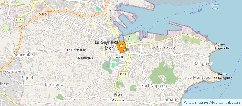 localisation de l'entreprise CENTRE COMMUNAUTAIRE ISRAELITE à LA SEYNE-SUR-MER