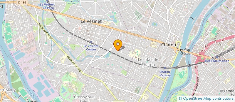 localisation de l'entreprise CENTRE COMMUNAUTAIRE ISRAELITE DU VESINET  LE VESINET