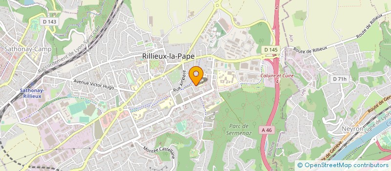 localisation de l'entreprise CENTRE COMMUNAUTAIRE JUIF RILLIEUX-CENTRE YSMAH MOCHE à RILLIEUX-LA-PAPE