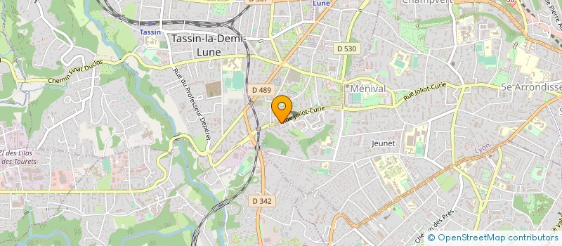 localisation de l'entreprise CENTRE COMPASSION à LYON