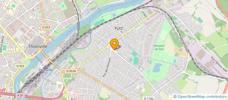 localisation de l'entreprise CENTRE COMPORTEMENTAL CANIN 57  YUTZ