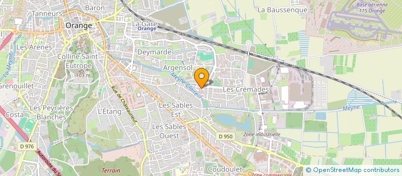 localisation de l'entreprise CENTRE COMPTA FISCAL CHAMB AGRIC VAUCLU  ORANGE