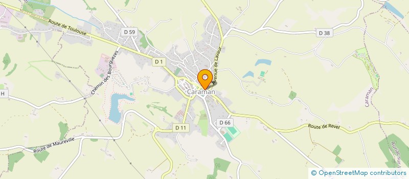 localisation de l'entreprise CENTRE COMPTABLE DE L'ARTISANAT ET DU COMMERCE à CARAMAN