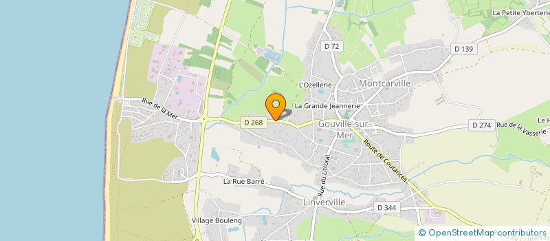 localisation de l'entreprise CENTRE CONCHYLICOLE D'AGON COUTAINVILLE  GOUVILLE-SUR-MER