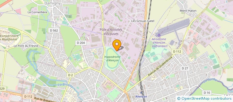 localisation de l'entreprise CENTRE CONCILIAT COORD DU LAIT DE L'ORNE à ALENCON
