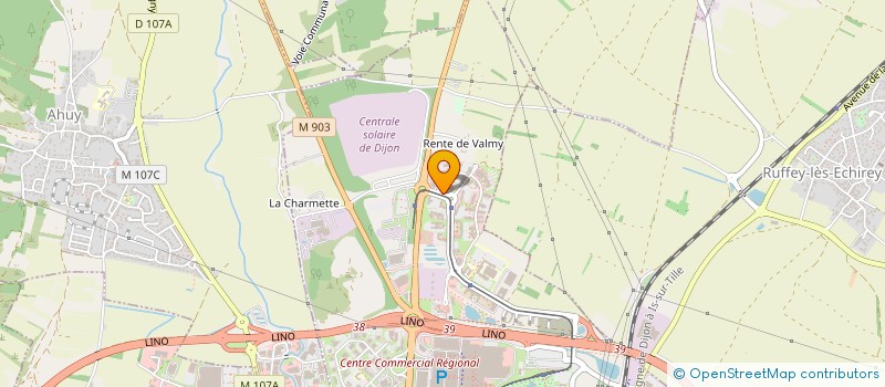 localisation de l'entreprise CENTRE CONSEIL ET INFORMATION FINANCIERE à DIJON