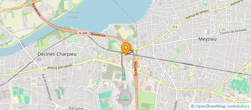 localisation de l'entreprise CENTRE CONTROLE ET SECURITE GRAND LARGE  DECINES CHARPIEU