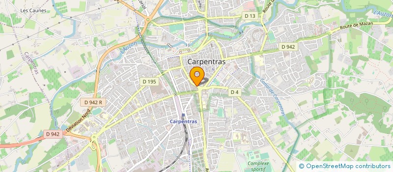 localisation de l'entreprise CENTRE CONTROLE TECHNIQUE AUTOMOB COMTAT à CARPENTRAS