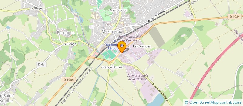 localisation de l'entreprise CENTRE CONTROLE TECHNIQUE AUTOMOBILE MEXIMIEUX  MEXIMIEUX