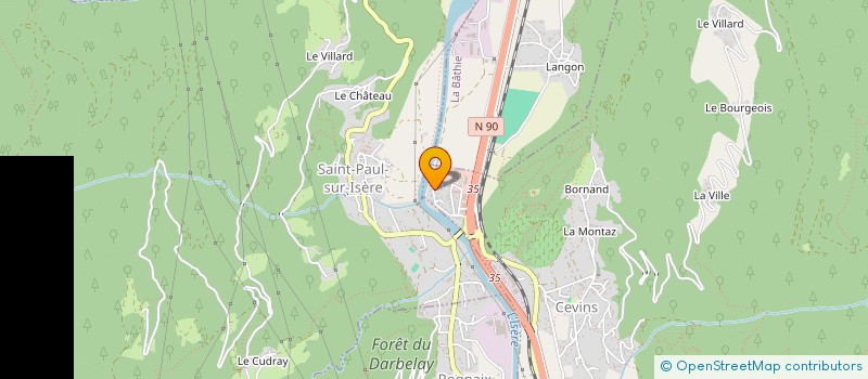 localisation de l'entreprise CENTRE CONVALESCENCE AUTO CASSEE  CEVINS