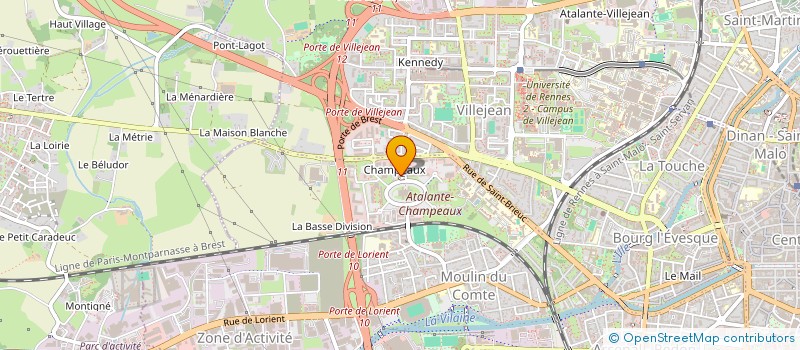 localisation de l'entreprise CENTRE CULINAIRE CONTEMPORAIN  RENNES