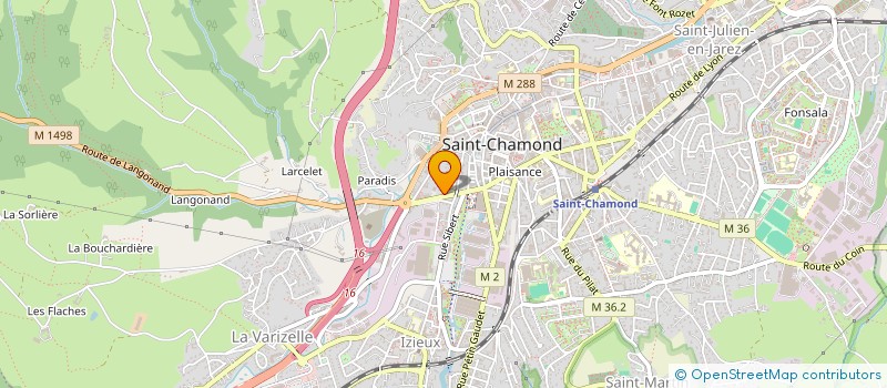 localisation de l'entreprise CENTRE CULTUEL MUSULMAN à SAINT-CHAMOND