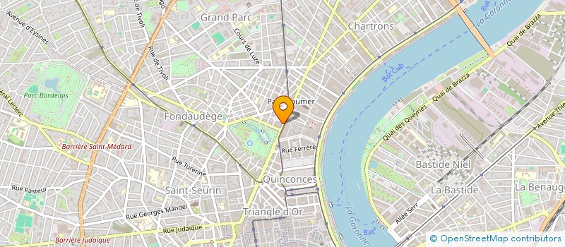 localisation de l'entreprise CENTRE CULTUREL ALLEMAND à BORDEAUX