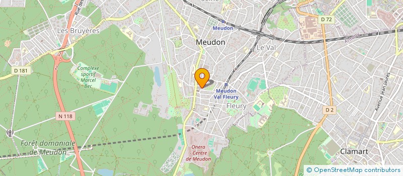 localisation de l'entreprise CENTRE CULTUREL ANDRE MAUROIS à MEUDON
